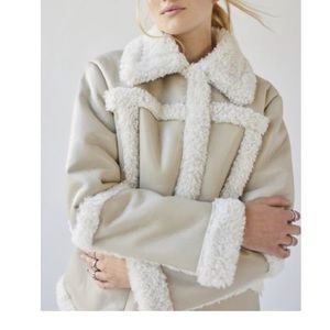 Urban Outfitters Willa Faux Leather Jacket